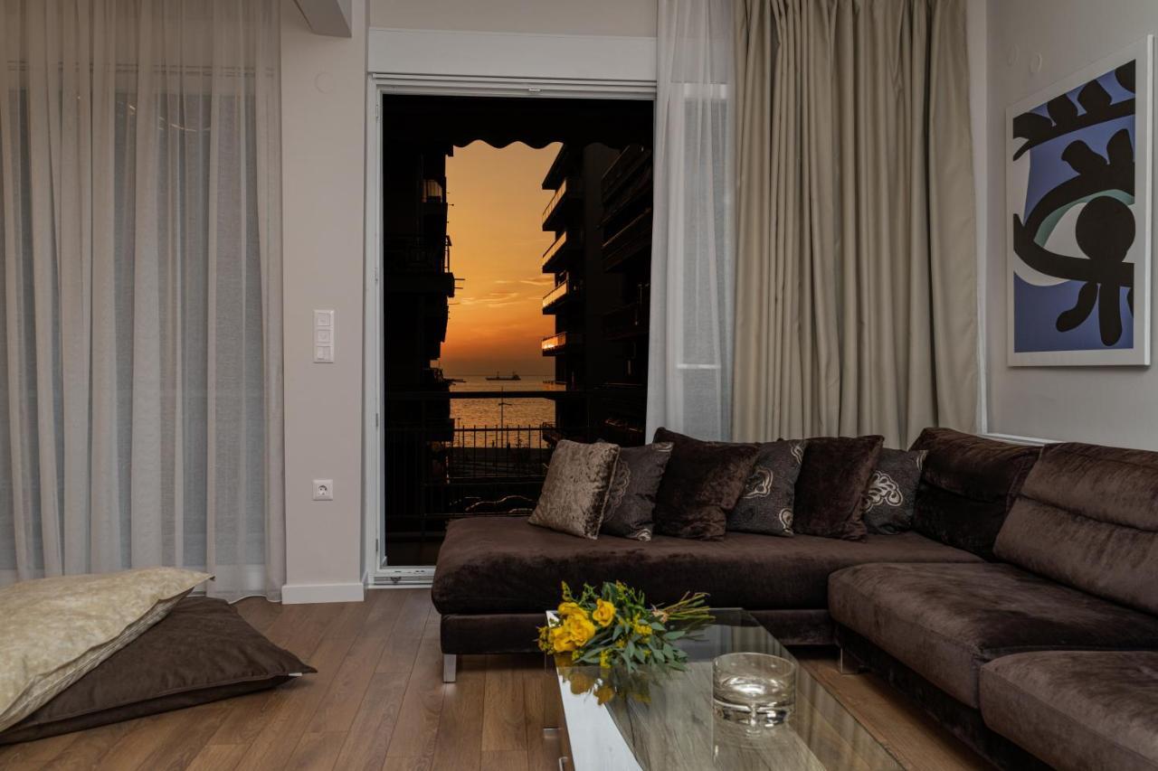 Harmony Sea View Apartment Szaloniki Kültér fotó